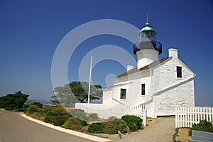 Old lighthouse at San Diego