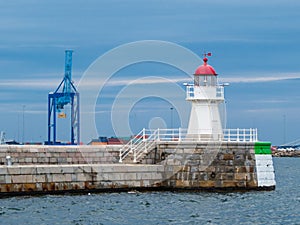 Old Lighthouse in twilight, Malmo, Sweden