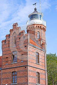 Old lighthouse in Ustka photo