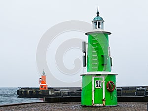 Old lighthouses, Denmark