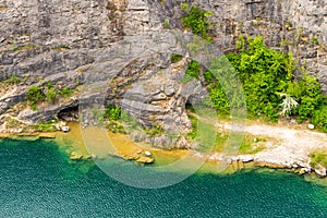 Old lime quarry, Big America (Velka Amerika) near Prague, Czech Republic