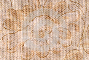 Old linen fabric texture