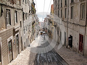 Old Lisbon street photo