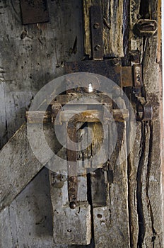 Old lock in casttle