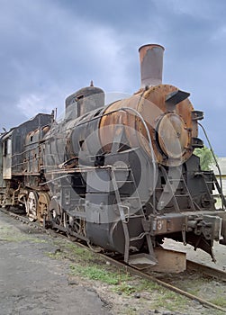 An old locomotive