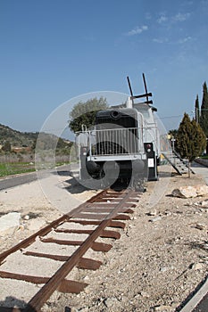 Old Locomotive, Al-Roy Old Train Station, Israel