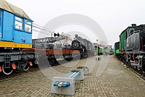 Old locomotive in Brest