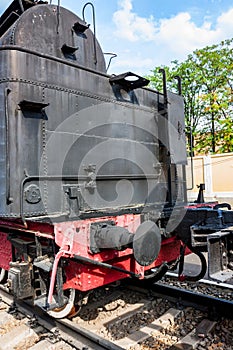 Old locomotive coupling