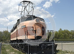 Old Locomotive front view