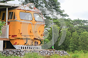 Old locomotive train classic