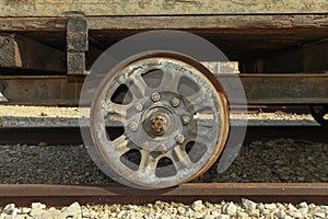 Old Locomotive wheel