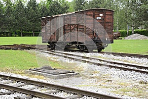 Old locomotives and wagons