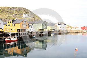 Old lofts of the harbour of Nyksund