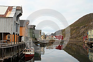 Old lofts of the harbour of Nyksund