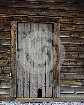 Old Log Cabin Door