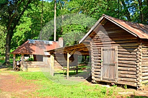 Old Log Cabin Sheds Shack photo