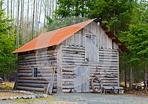 Old log home