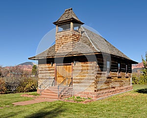 Old Log School and Church