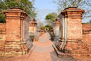 Old temple walkway