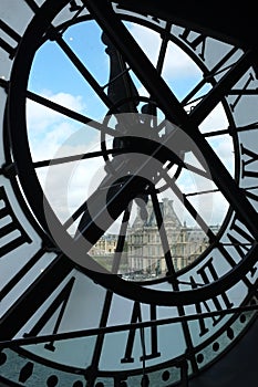 The old Louvre in Paris