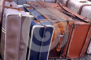 Old Luggage cases photo