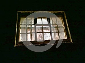 Old luminous window