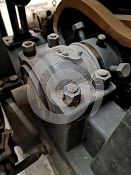 old machine hexagonal screw curves