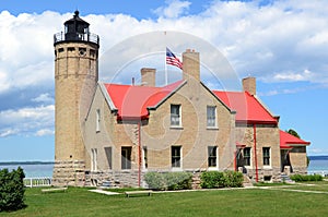 Old Mackinac Point Lighthouse in Mackinaw City
