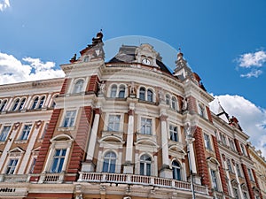 Old Main Post Office Building in Karlovy Vary, Czech Republic