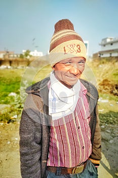 Old man.Happy face of old man.Happy man.Closeup of happy old man smiling at camera.