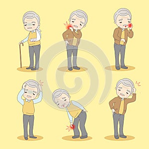 Old man has different problem