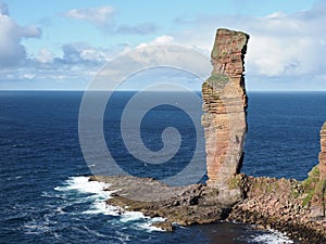 The Old Man of Hoy, a sea stack on Hoy, part of the Orkney Islands