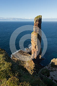 The Old Man of Hoy, sea stack on the island of Hoy photo
