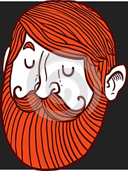 old man illustration download vector