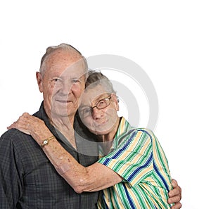 Old man and old woman together