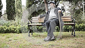 Old man in the park