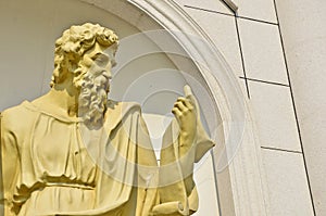 Old man Roman sculpture