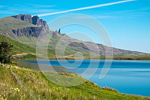 The Old Man of Storr in the distance