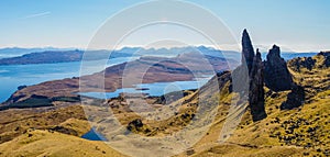 The Old Man of Storr in Scotland.