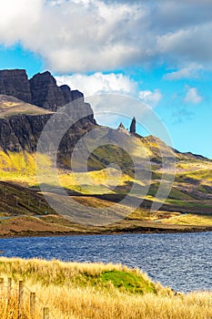 The old man of Storr from Loch Leathan