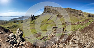 Old Man of Storr rock formation at Isle of Skye, Scotland