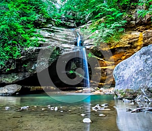 Old Mans Cave Lower Falls