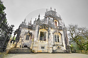 Old Mansion in Quinta da Regaleira, Sintra, Portugal.