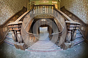 Old mansion staircase