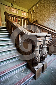 Old mansion staircase