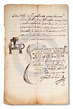 Old manuscript