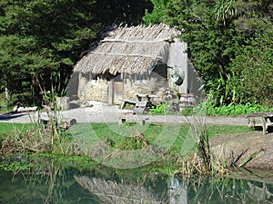 Old Maori Hut