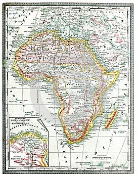 Old Map of Africa.