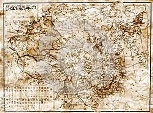 Old map of China