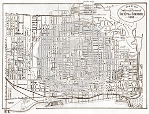 Old Map of Toronto